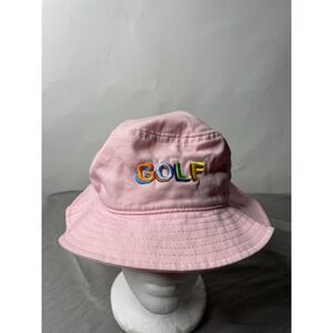 Golf Wang Tyler The Creator Bucket Hat Pink One Size Fits Most Logo